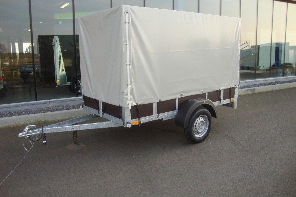Loady Huifaanhangwagen enkelas 250x130cm 750kg